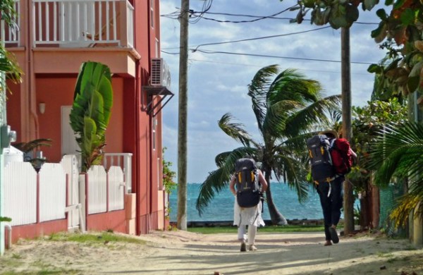 Backpackers in Caye Caulker Belize