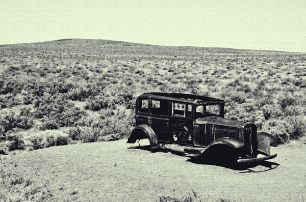 Route 66 1931 Studebaker, Petrified Forest National Park, AZ