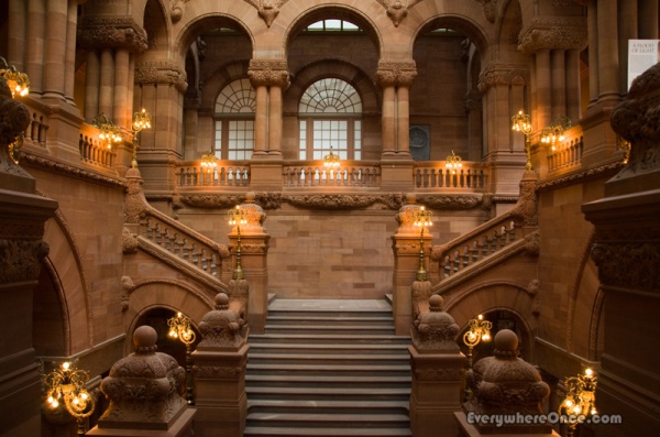 New York State Capitol Great Western Staircase