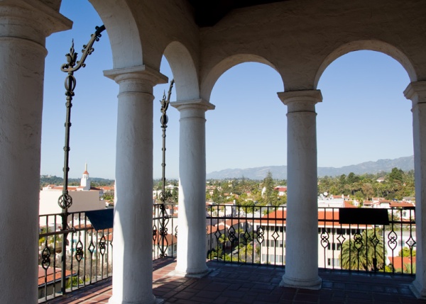 Santa Barbara Courthouse Clocktower View