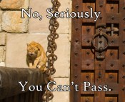 Seriously You Cant Pass