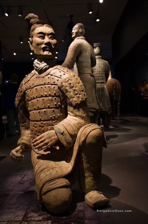 Terracotta Army Kneeling Armored Archer