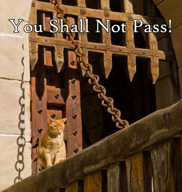 You Shall Not Pass