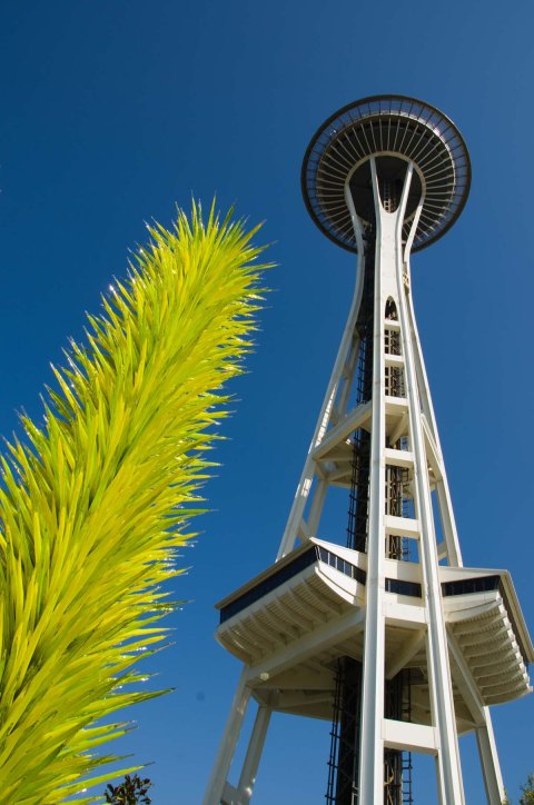 Chihuly and Seattle Space Needle