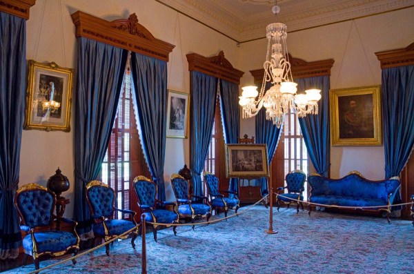 Blue Room Iolani Palace Honolulu Hawaii
