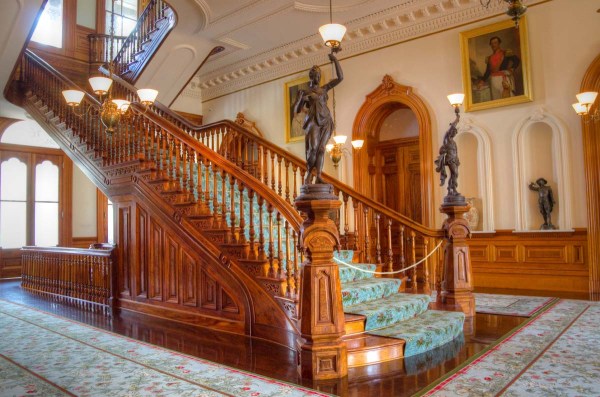 Iolani Palace Grand Hall Staircase Honolulu Hawaii