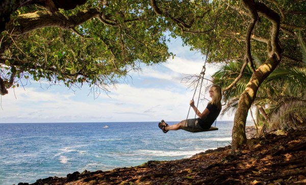 Hawaiian Seaside Swing