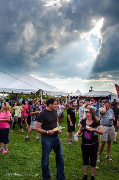 Heavenly Light Shines on Bend Brewfest