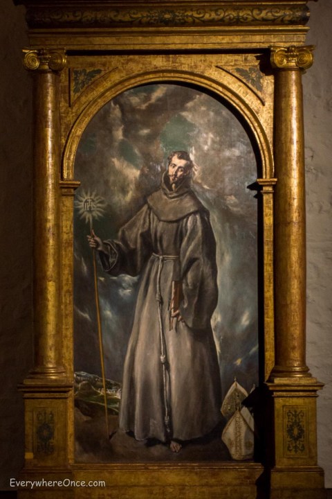 El Greco's Altarpiece of St. Bernardine, Museo del Greco, Toledo, Spain