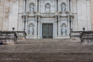 Girona Spain Cathedral Stairs