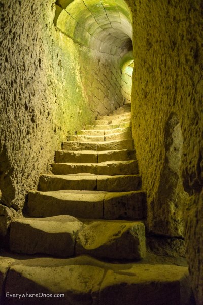 Château de Brézé, Underground Stairs