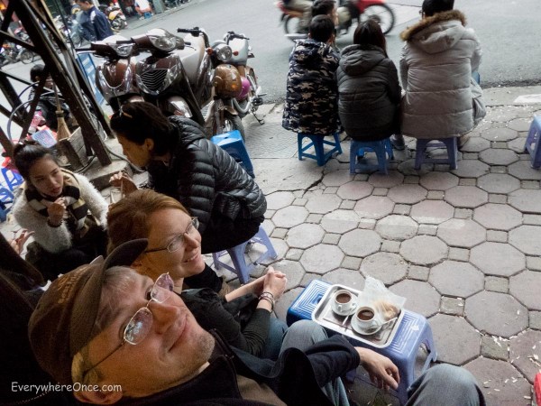 Our favorite Hanoi "cafe"