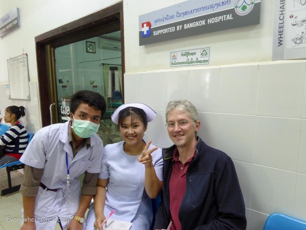 Smiling doctors in Luang Prabang
