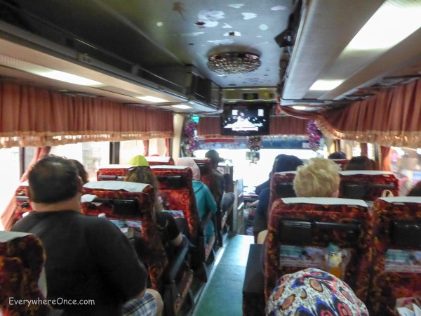 Not the height of luxury but Cambodia's buses got us where we wanted to go