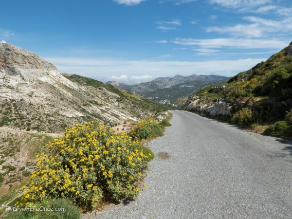 Mountain Road, Naxos, Greece