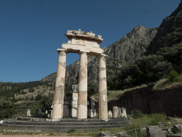 The Sanctuary of Athena, Delphi, Greece
