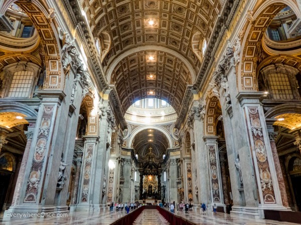 Saint Peters Basilica Nave
